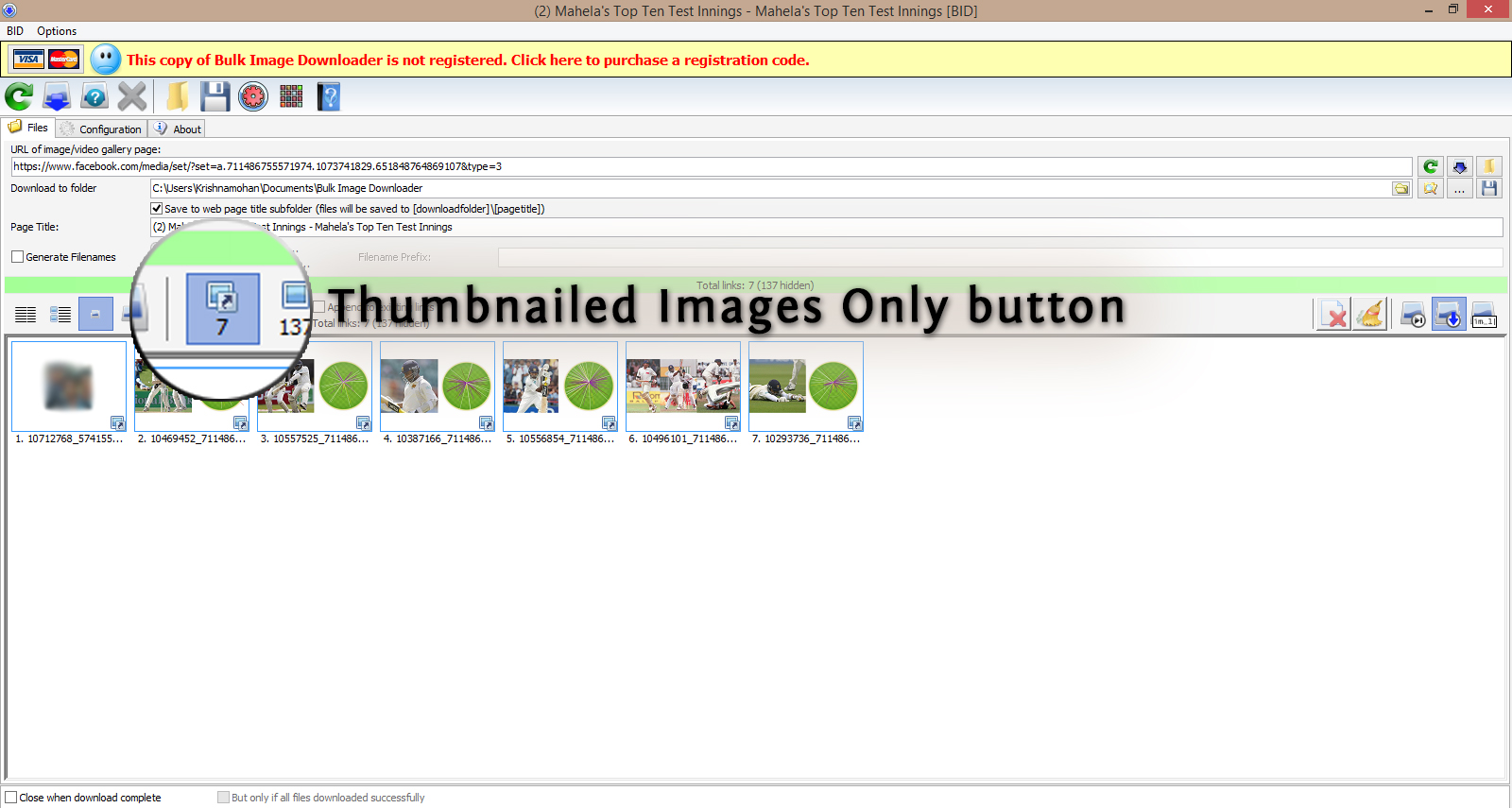 How to download all photos from a facebook album at once