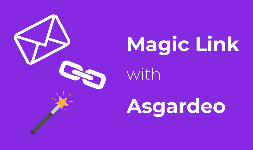 Magic link authentication using Asgardeo